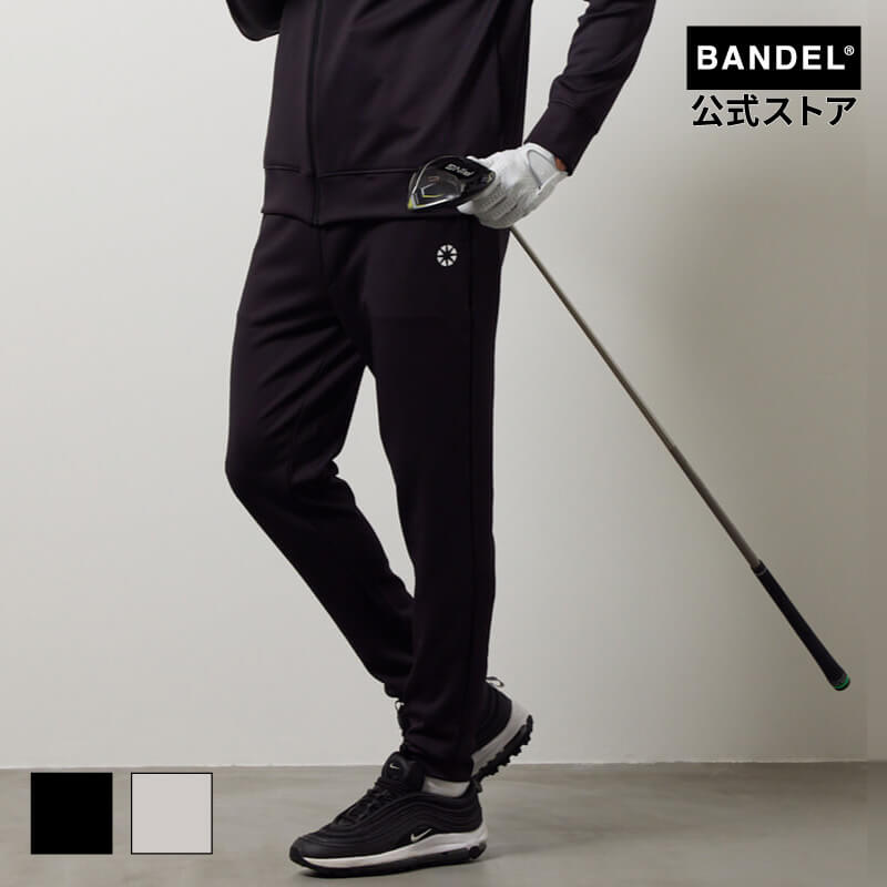 バンデル ゴルフウェア ロングパンツ セットアップ ストレッチ BASIC RIB LONGPANT GOLF ブラック メンズ バンデルゴルフ 【送料無料】