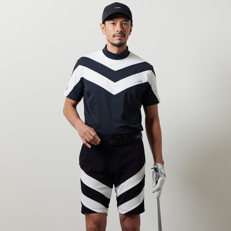 バンデル V SWITCH S/S MOC SHIRTS 全2色 ゴルフ モックネック Tシャツ シャツ ブラック メンズ スポーツ バンデルゴルフ 【送料無料】