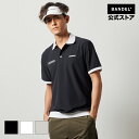 bandel バンデルゴルフ BICOLOR RIB S/S POLO SHIRTS BANDEL 24SS ポロシャツ シャツ ホワイト ブラック メンズ ス...