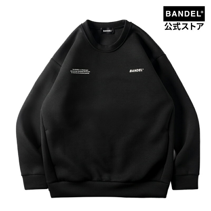 バンデル TECH SWEAT CREWNECK MENS BANDEL スウェット スエット トレーナー 長袖 ゴルフ シャツ ホワイト ブラック バンデル メンズ スポーツ 男性