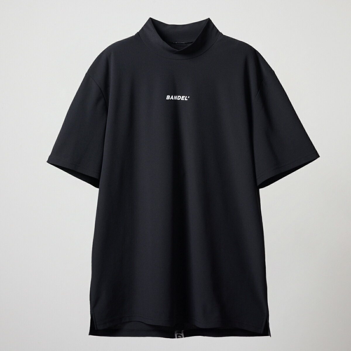 バンデル ゴルフ STRAIGHT LOGO S/S MOCK NECK SHIRTS BANDEL ポロシャツ 長袖 シャツ ホワイト ブラック メンズ スポーツ 男性 バンデルゴルフ