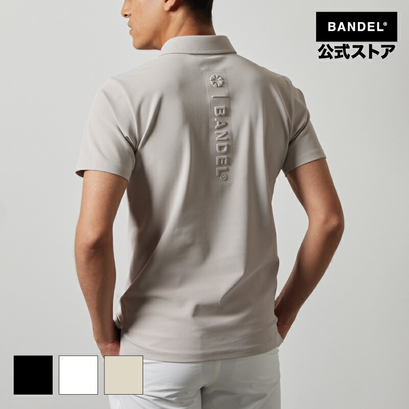 バンデル ゴルフ BASIC VENTILATION S/S POLO SHIRTS BANDEL 24SS ポロシャツ 半袖 シャツ ホワイト ブラック メンズ スポーツ 男性 バンデルゴルフ bandel