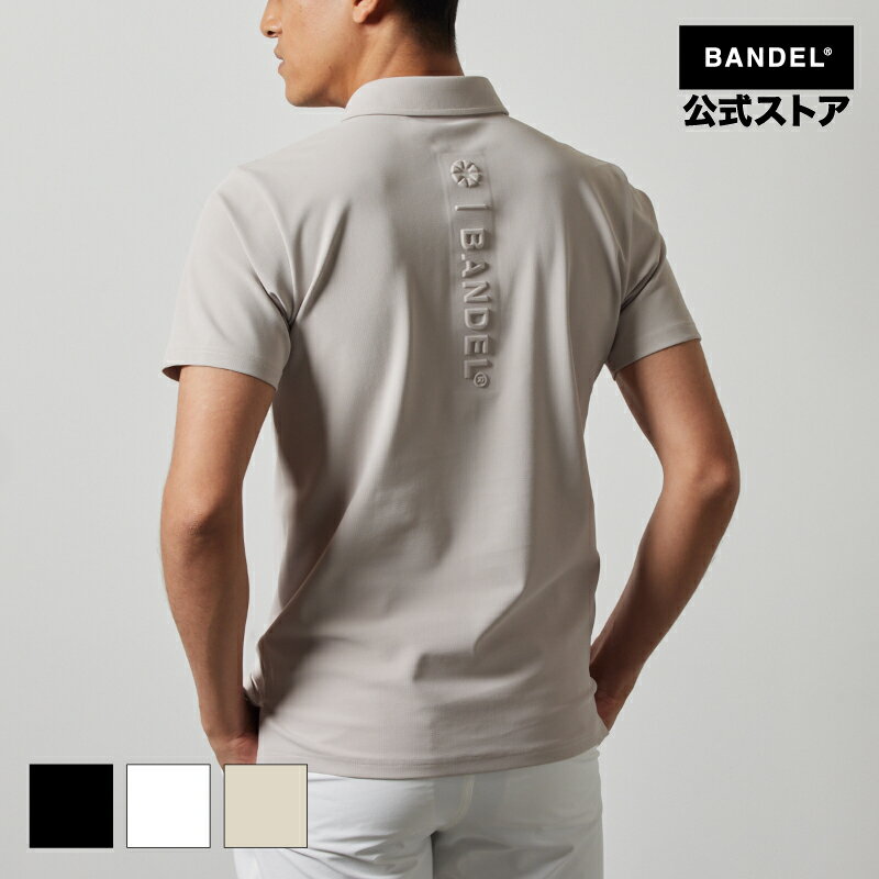 バンデル BASIC VENTILATION S/S POLO SHIRTS BANDEL ポロシャツ 長袖 ゴルフ シャツ ホワイト ブラック メンズ スポーツ 男性 バンデルゴルフ