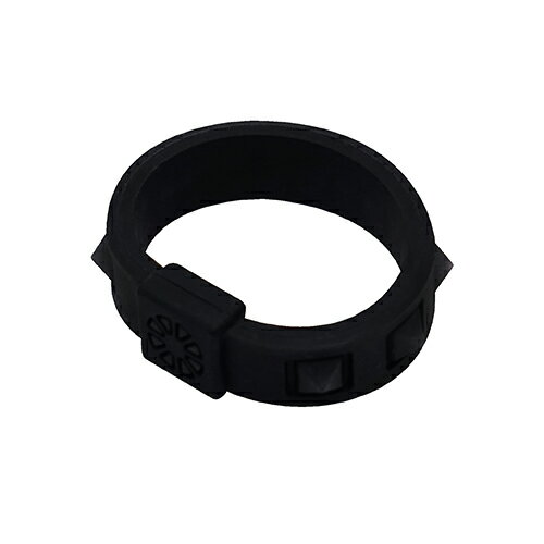 Studs Ring Black×Black リング　指輪　ブラック×ブラック（BlackxBlack 黒×黒 スタッズ）　BANDEL　バンデル 　メンズ　レディース　スポーツ　シリコンゴム