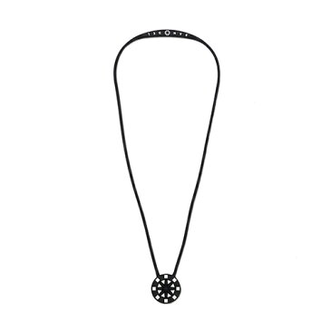 Studs Necklace Black×White ネックレス ブラック×ホワイト(BlackxWhite 黒×白 スタッズ) BANDEL バンデル メンズ レディース ペア スポーツ シリコンゴム