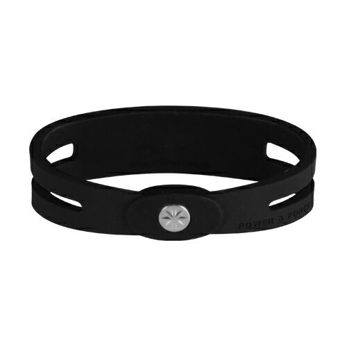 ブレスレット　metal bracelet　ブラック×シルバー（BlackxSilver 黒×銀 METAL メタル）　BANDEL　バンデル 　メンズ　レディース　ペア　スポーツ　シリコンゴム