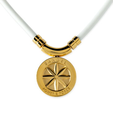 【レビュー投稿で選べる特典】バンデル ヘルスケア ネックレス アース BANDEL health care necklace Earth White x Gold メンズ レディース ペア スポーツ チタン 磁気ネックレス 医療機器 磁気治療器 健康 肩こり