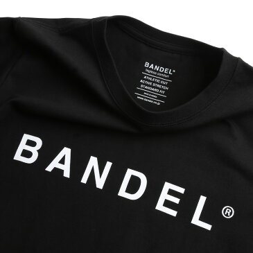 ロングTシャツ BAN-LT003 長袖 ロング Tシャツ ブラック(black 黒 ロンT)Long Sleeve Crew BANDEL ロゴ クルーネック ワッペン BANDEL バンデル メンズ ファッション レディース スポーツ