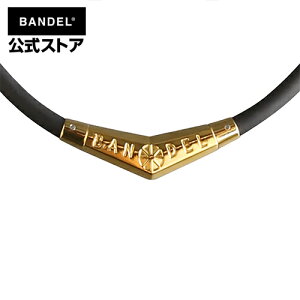 ネックレス バンデル Titanium Rubber Necklace Black×Gold チタンネックレス ブラック×ゴールド チタン ラバーBANDEL スポーツネックレス 健康ネックレス 野球選手 スポーツ選手 健康グッズ シンプル おしゃれ プレゼント 贈り物