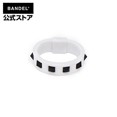 バンデル Studs Ring White×Black リング　指輪　ホワイト×ブラック（WhitexBlack 白×黒 スタッズ）　BANDEL　バンデル 　メンズ　レディース　スポーツ　シリコンゴム