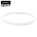 バンデル Studs Line Anklet White×White アンクレット　ホワイト×ホワイト（WhitexWhite 白×白 スタッズ）　BANDEL　バンデル 　メンズ　レディース　ペア　スポーツ　シリコンゴム