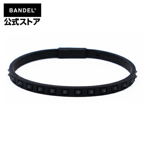 バンデル studs line anklet Black×Black アンクレット　ブラック×ブラック（BlackxBlack 黒×黒 スタッズ）　BANDEL…