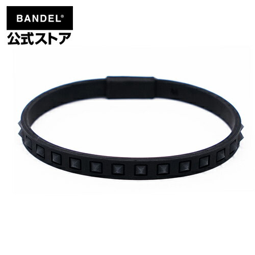 バンデル Studs Line Bracelet Black×Black ブレスレット　 ブラック×ブラック（BlackxBlack 黒×黒 スタッズ）　BANDEL　バンデル 　メ..