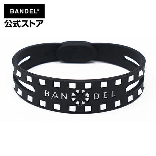 バンデル ブレスレット Studs Bracelet Black×White ブラック×ホワイト (BlackxWhite 黒×白 スタッズ) BANDEL メンズ レディース ペア スポーツ シリコンゴム bandel