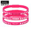 バンデル ブレスレット　line bracelet 3 piece set　ピンク（Pink 3本セット）　BANDEL　バンデル 　メンズ　レディース　ペア　スポーツ　シリコンゴム