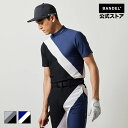 バンデル STRIPES SWITCH S/S MOCK NECK SHIRTS BANDEL 24SS ポロシャツ ゴルフ シャツ ホワイト ブラック メンズ スポーツ 男性 バンデルゴルフ