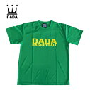 DADA ビッグロゴTシャツ グリーン イエロー 吸汗速乾生地