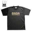 DADA ビッグロゴTシャツ ブラック ヒョウ柄 吸汗速乾生地