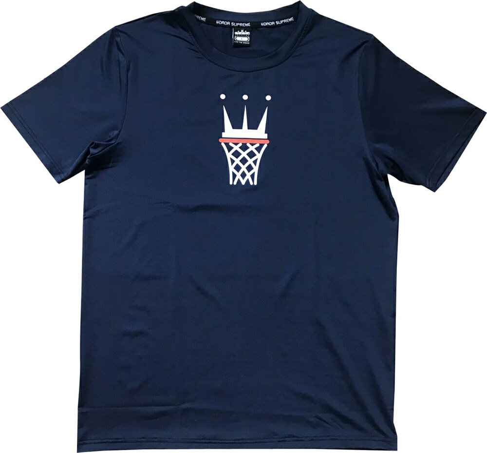 DADA Tシャツ CAGE LOGO TEE NAVY 吸汗速乾生地