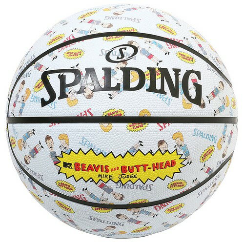 バスケットボール SPALDING ラバーボール ビーバス アンド バットヘッド 5号 外用