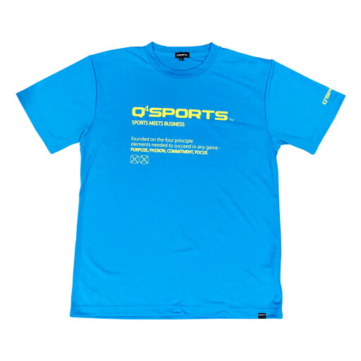 Q4SPORTS Q4 4th PRINCIPLE TEE サックス Q4SPORTS Q4 4th PRINCIPLE TEE サックス
