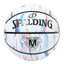 ボール バスケットボール SPALDING ラバーボール マーブル トリコロール 6号 外用