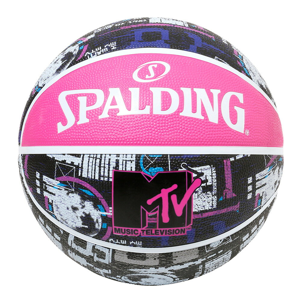 ボール バスケットボール SPALDING ラバーボール MTV ムーン 5号 外用