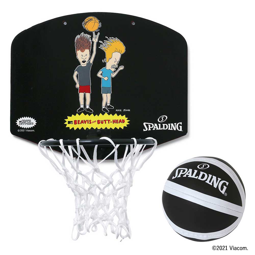 スポルディング マイクロミニボード ビーバスアンドバッドヘッド ミニバスケットゴール SPALDING