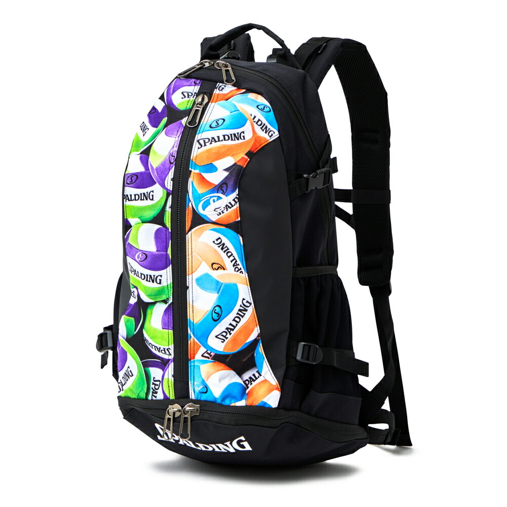 ケイジャー バレーボールプリント スポルディング SPADLING CAGER BASKETBALL BAG Backpack バックパック