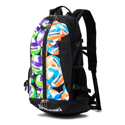ケイジャー バレーボールプリント スポルディング SPADLING CAGER BASKETBALL BAG Backpack バックパック ケイジャー バレーボールプリント スポルディング SPADLING CAGER BASKETBALL BAG Backpack バックパック