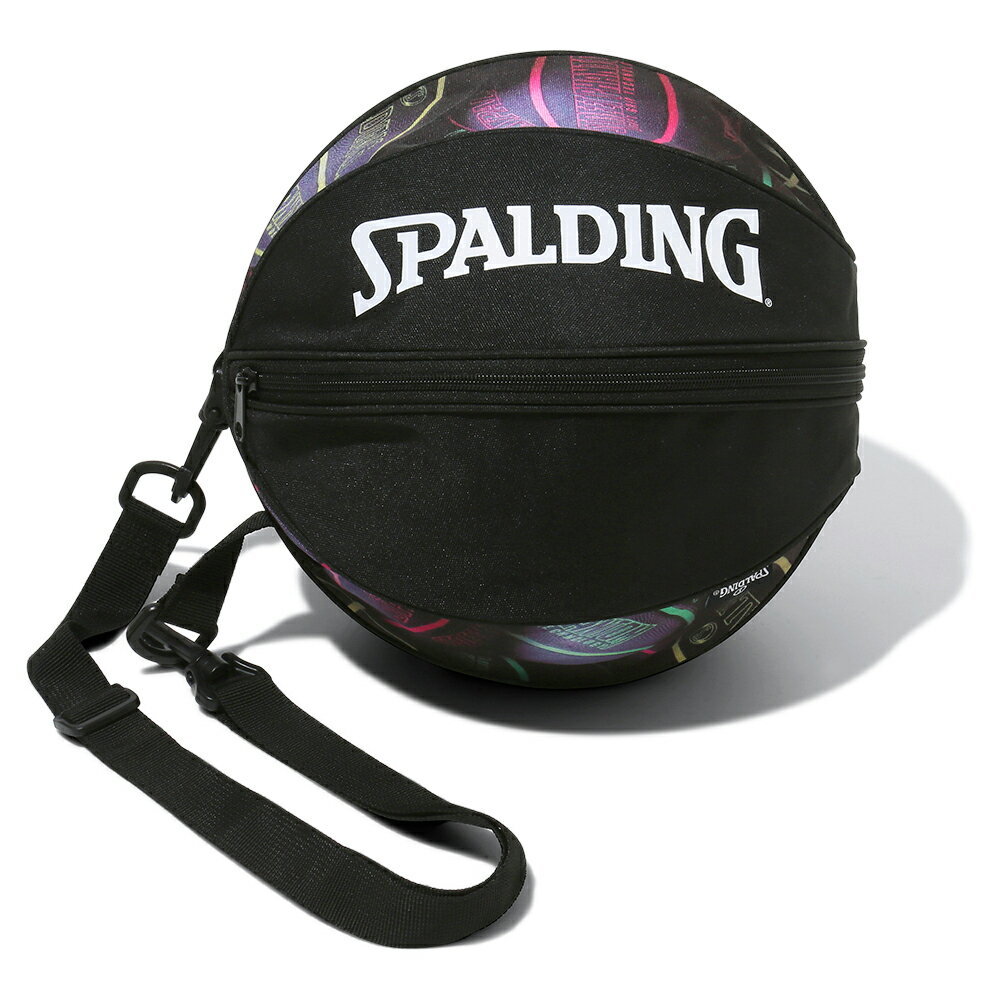 ●品番：49-001SPM ●素材：ポリエステル ●サイズ：直径約27cm ●7号球を1球収納可能なボールバッグ ●バックル付で他のバッグに接続可能