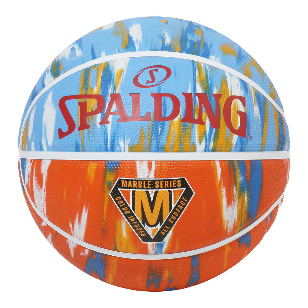 バスケットボール SPALDING ラバーボール マーブル 