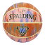 バスケットボール SPALDING ラバーボール マーブル デザート サンセット 6号 外用