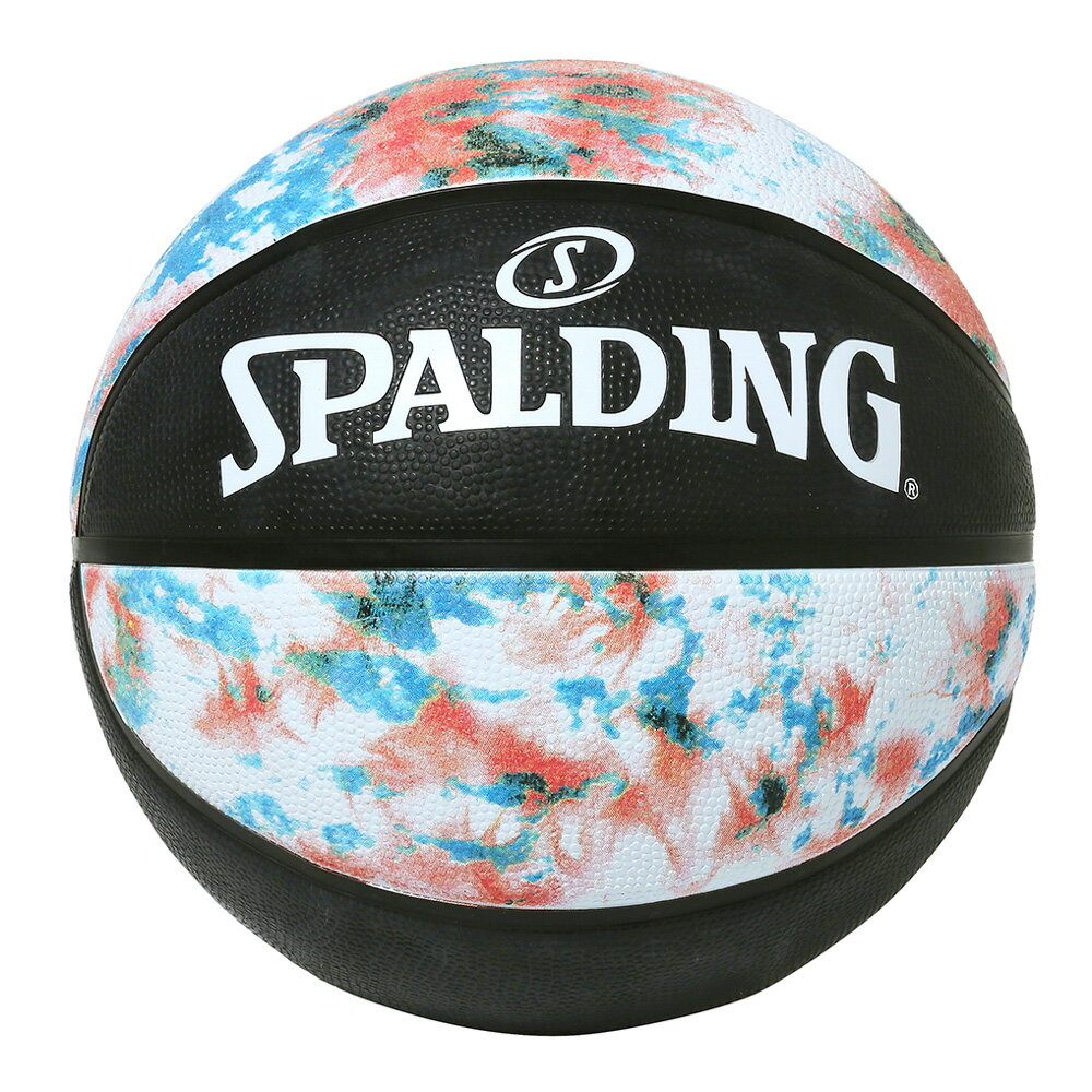 ボール バスケットボール SPALDING ラバーボール タイダイマーブリング 5号 外用