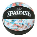 バスケットボール SPALDING ラバーボール タイダイマ