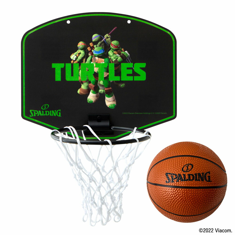 スポルディング マイクロミニボード タートルズ キャラクターズ ミニバスケットゴール SPALDING