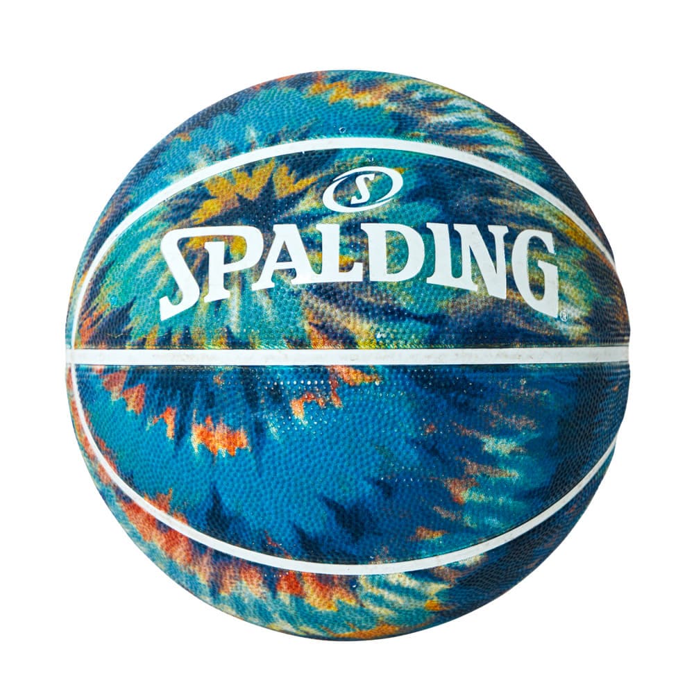 ボール バスケットボール SPALDING ラバーボール スパイラルダイ ターコイズ 5号 外用