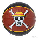 バスケットボール SPALDING ラバーボール ONE PIECE 海賊旗 7号 外用