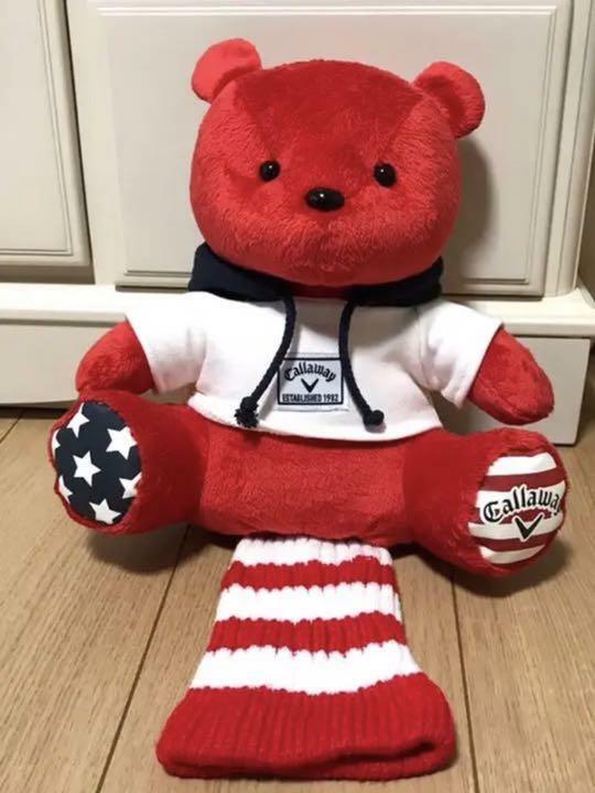 キャロウェイ ベア カバー オンラインショップ 新品未使用 可愛いクマさん Bear レッド ドライバー用カバー