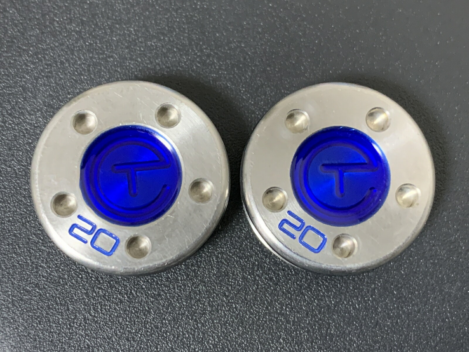 新品　スコッティキャメロン scotty cameron パター用　ウェイト　サークルT 20g×2個 ブルー