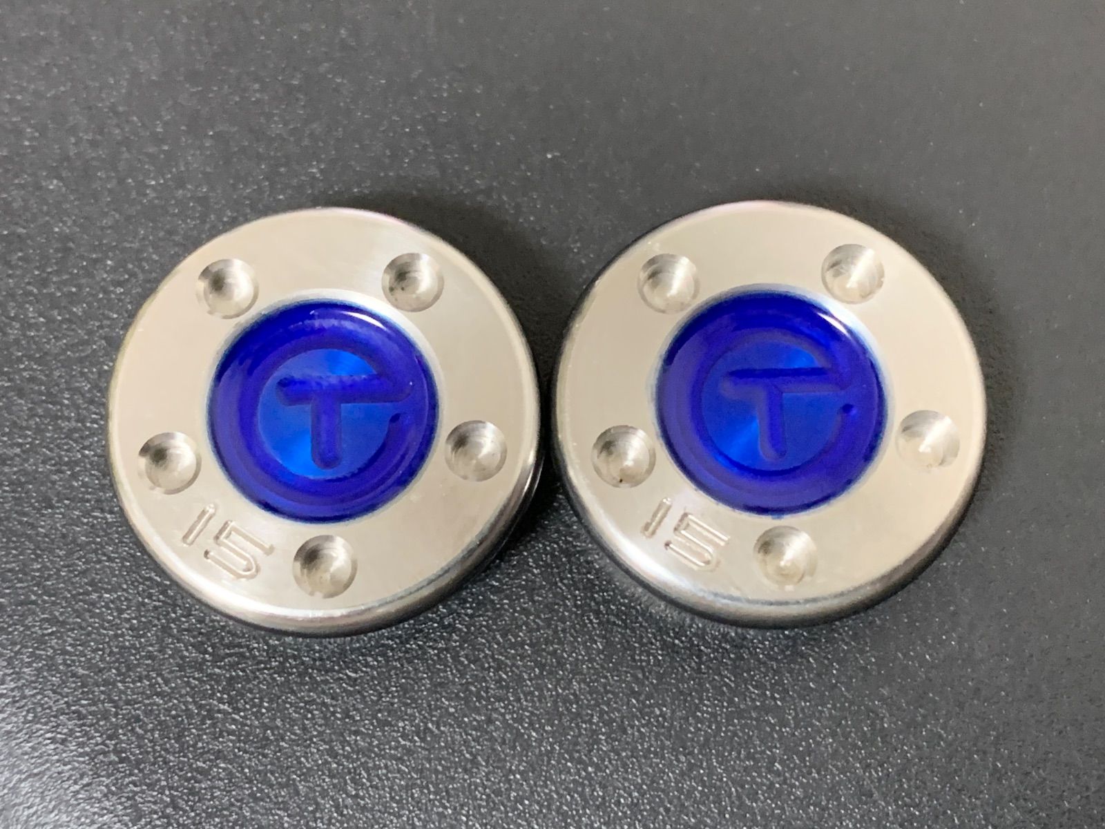 新品　スコッティキャメロン scotty cameron パター用　ウェイト　サークルT 15g×2個 ブルー