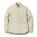 SNOW PEAK Xm[s[NCamping Corduroy ShirtLsOR[fCVc ECRU