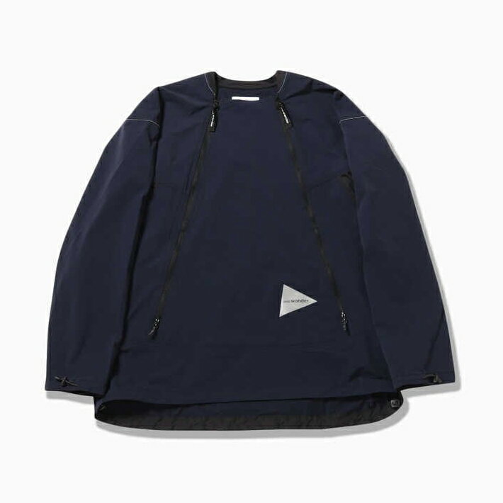 and wander アンドワンダーtrek pullover トレックプルオーバー-NV- 1