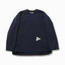 and wander アンドワンダーtrek pullover トレックプルオーバー-NV-