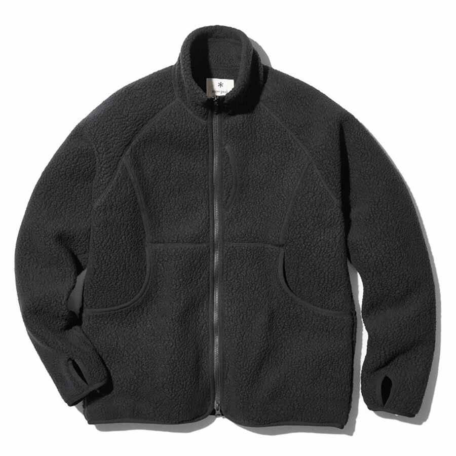 SNOW PEAK Xm[s[NThermal Boa Fleece Jacket T[}{At[XWPbg BK