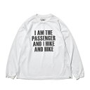 CMF OUTDOOR GARMENT シーエムエフ アウトドア ガーメントQUICK DRY MESH TEE L/S PT- WH