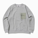 GRAMICCI ~ and wander POCKET SWEAT SHIRT GY