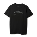 SNOW PEAK Xm[s[NToned Trout Sign Of Fish T Black