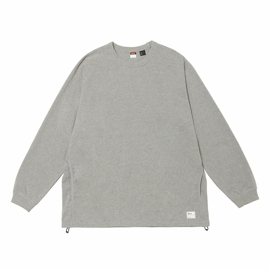 NANGA-ナンガ-ECO HYBRID OVERSIZED L/S TEE エコハイブリッド オーバーサイズドロングスリーブティー（メンズ）L.GRY