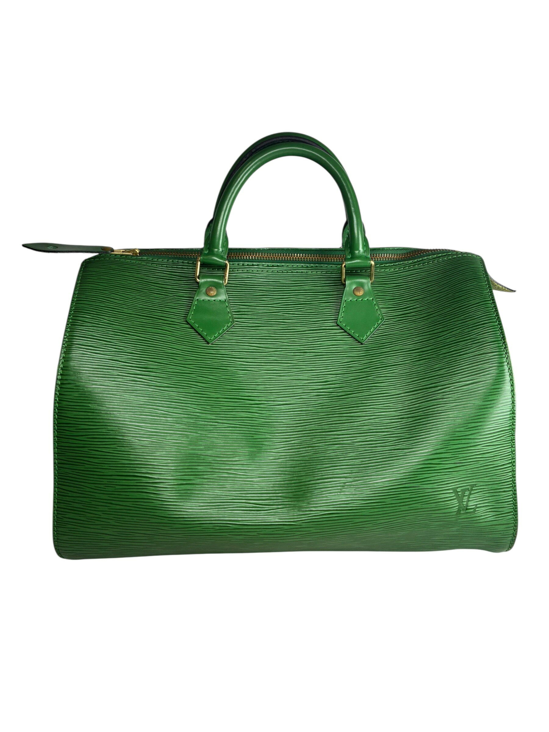 LOUIS VUITTON ルイヴィトン スピーディ30 ハンドバッグ M43004 カバン エピ グリーン レザー【 中古 】